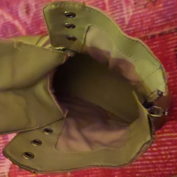 Guess Sparkly Combat Boots Size 8 - Picture 8 of 9